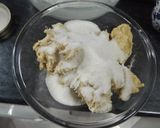Foto del paso 1 de la receta: Tarta rellena de mermelada de albaricoque cubierta con crujiente