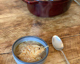 A picture of step 9 of 🧅 French Onion Gratin Soup - using a cocotte.