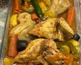 صورة لخطوة 4 من وصفة صينية الدجاج بالخضار🍽🍅🍆🥕