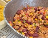 A picture of step 3 of Nachos with Meat.