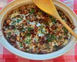 Foto langkah ke 11 dari resep Chicken, ham & mushroom baked rice.