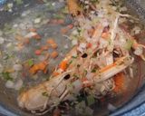 A picture of step 1 of Vellutata Di Scampi E Patate Langostine And Potato Soup.