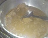 A picture of step 2 of Singhare flour ka halwa.