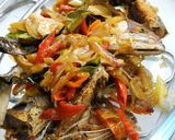 Foto langkah ke 4 dari resep Ikan kembung sambal bawang.