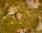 Foto del paso 3 de la receta: Molito verde, con chayote, haba verde y chicharo