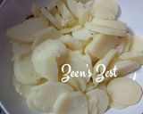 A picture of step 3 of Bihari Aloo Kachalu.