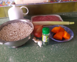 Foto del paso 1 de la receta: Alubias blancas con salchichas frescas en olla rápida