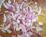A picture of step 1 of Fried beef jollof rice.