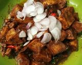 Foto langkah ke 7 dari resep Kentang Goreng Bumbu Kacang Sate Ayam.