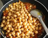 A picture of step 2 of Punjabi thali (Chana mansala & More).