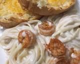 Creamy shrimp alfredo pasta recipe step 8 photo