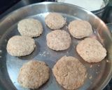 A picture of step 4 of Protein rich soya granules and paneer kebab or kids.