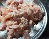 A picture of step 3 of Chicken dry chilli.