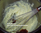 A picture of step 9 of Vanilla Muffins with Strawberry Cream Cheese Sauce.