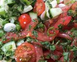 A picture of step 4 of Tabbouleh Salad.
