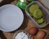 Foto langkah ke 1 dari resep Pie Susu Matcha.