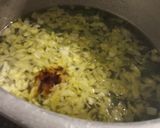 A picture of step 2 of Hot and sour soup.