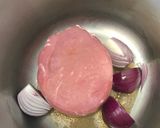 A picture of step 1 of Ham in coke.