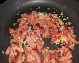 A picture of step 6 of Chicken and Chorizo Carbonara.