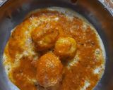 A picture of step 7 of Dum aloo.