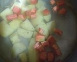 A picture of step 1 of Potato Soup With Apple kuchle.