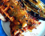 Foto del paso 6 de la receta: Pollo abierto y berenjenas a las brasas con chimichurri