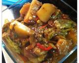 Okra in a terracotta casserole dish recipe step 8 photo