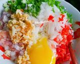 Hình bước làm 2 của món Xíu mại bọc trứng cút