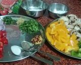 मशरूम चिल्ली रेसिपी चरण 1 फोटो