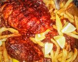 A picture of step 9 of Fried spicy chargah.