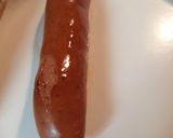 A picture of step 1 of Spicy Sausage.