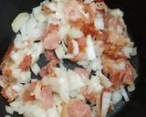 Foto del paso 2 de la receta: Tirabuzón con panceta y queso crema