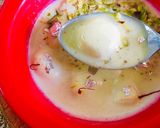 A picture of step 3 of Angoori Rabdi.