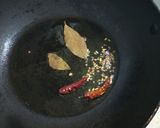 A picture of step 3 of Kumror Chakka Vegan pumpkin curry with black chickpeas.