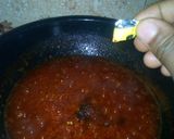 A picture of step 5 of Farar shinkafa da miyar kifi with salad.
