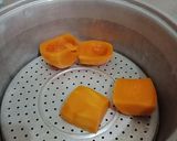 Foto langkah ke 1 dari resep Puding Labu Kuning Madu (Butternut Pumkin) Simple.