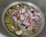 A picture of step 1 of Aloo ki Tahiri.
