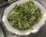Une image de l'étape 11 de Poêlée de chou romanesco à la crème et emmental.
