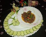 A picture of step 8 of Beef tikka karhai.