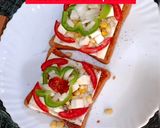 A picture of step 3 of Brown bread pizza.