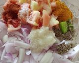 A picture of step 2 of Lauki ki bhujia (Gourd).