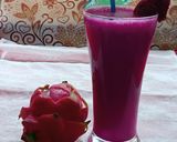 A picture of step 3 of Dragon Fruit Milk Shake.