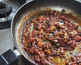 A picture of step 7 of Restaurant style bhindi masala.
