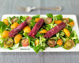 Foto del paso 5 de la receta: Ensalada de canónigos con cecina y nísperos