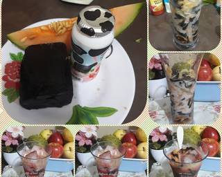 Cendol Cincau Hitam Yogert Chocopandan - Step 3