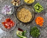 A picture of step 1 of Kerala Sambar.