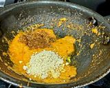 A picture of step 3 of Kashmiri Dum Aloo.