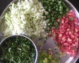 A picture of step 1 of Coriander lemon soup.