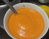Foto del paso 4 de la receta: Salsa🍝de pimiento tatemado y zanahoria🌶️🥕🥯