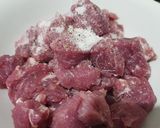 Foto del paso 2 de la receta: Garbanzos con acelgas y carne